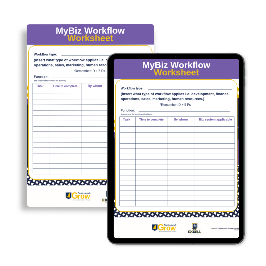 Biz Workflow Worksheet
