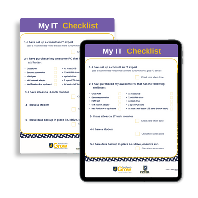 My IT Checklist
