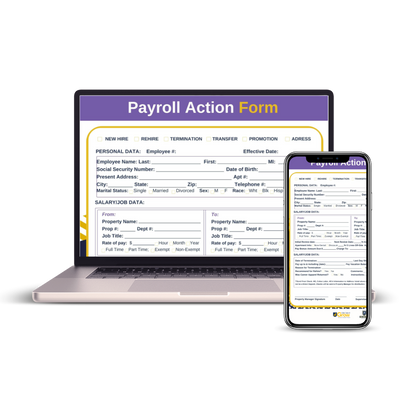 Payroll Action Form
