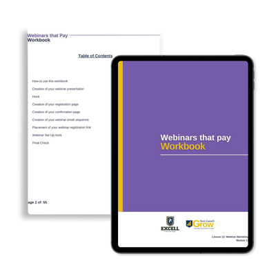 Webinar that Pays Workbook