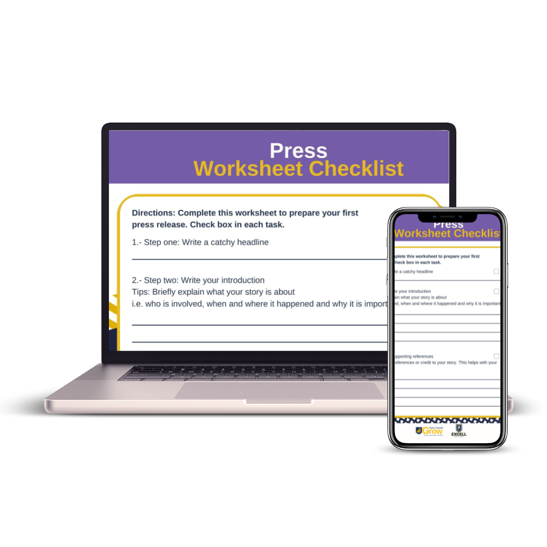 Press Worksheet Checklist