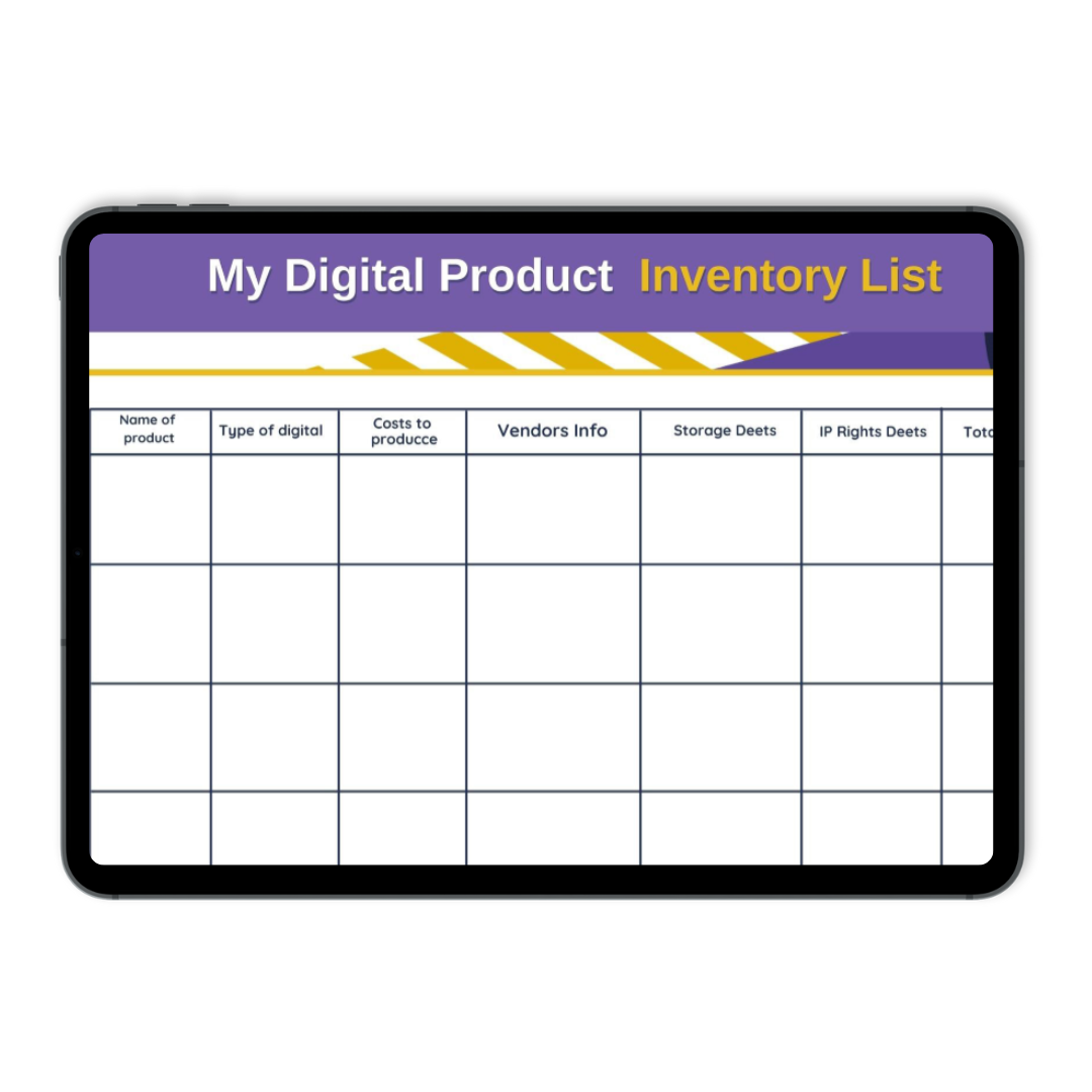 Digital Product Inventory