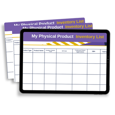 Physical Product Inventory List