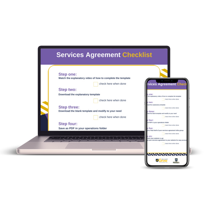 Service Agreement Checklist