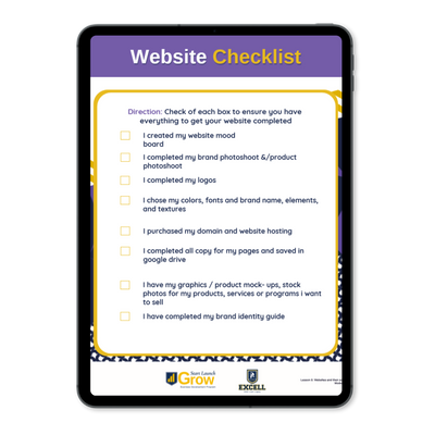 Website Checklist